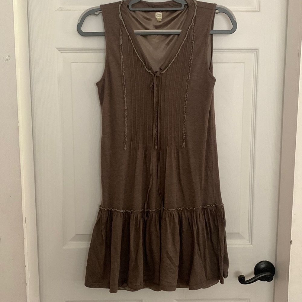 Future Paradise - ruffled silky lining dress - size Medium